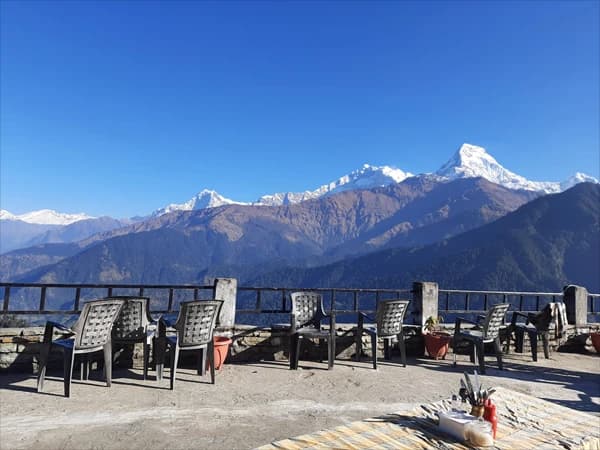 Annapurna himalayas view from poon hill 3210m